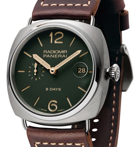 panerai pam736 dial green